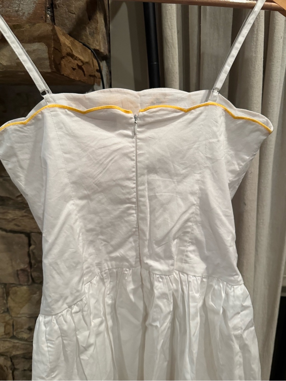 Anthropologie COREY LYNN CALTER Lemon Print Embroidered Destiny Dress NWOT - Picture 9 of 16